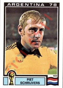 261 Piet Schrijvers – FIFA World Cup Argentina 1978 Panini