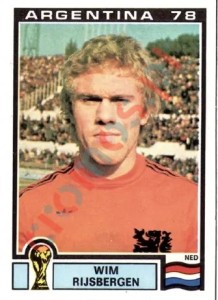 263 Wim Rijsbergen – FIFA World Cup Argentina 1978 Panini