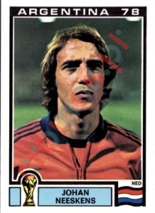 268 Johan Neeskens – FIFA World Cup Argentina 1978 Panini