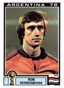 274 Rob Rensenbrink – FIFA World Cup Argentina 1978 Panini