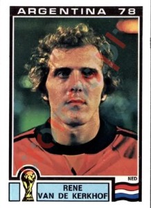275 Rene van der Kerkhoff – FIFA World Cup Argentina 1978 Panini