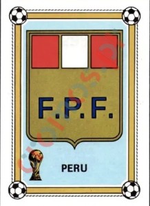 295 Peru Federation – FIFA World Cup Argentina 1978 Panini