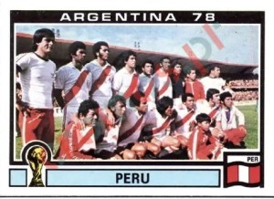 296 Peru Team – FIFA World Cup Argentina 1978 Panini