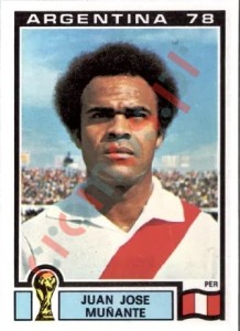 308 Juan Jose Munante – FIFA World Cup Argentina 1978 Panini