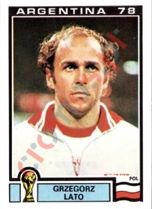 128 Grzegorz Lato – FIFA World Cup Argentina 1978 Panini