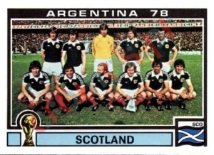 314 Scotland team – FIFA World Cup Argentina 1978 Panini