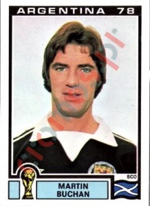 318 Martin Buchan – FIFA World Cup Argentina 1978 Panini