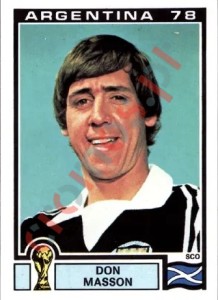 322 Don Masson – FIFA World Cup Argentina 1978 Panini