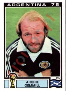 323 Archie Gemmill – FIFA World Cup Argentina 1978 Panini