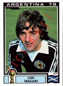 325 Lou Macari – FIFA World Cup Argentina 1978 Panini
