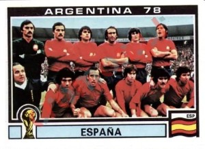 206 Spain Team – FIFA World Cup Argentina 1978 Panini