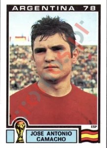 212 Jose Antonio Camacho – FIFA World Cup Argentina 1978 Panini