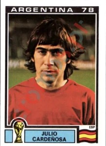217 Julio Cardenosa – FIFA World Cup Argentina 1978 Panini