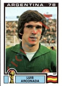 222 Luis Arconada – FIFA World Cup Argentina 1978 Panini