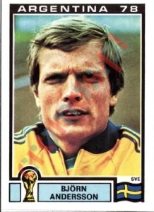 227 Bjorn Andersson – FIFA World Cup Argentina 1978 Panini