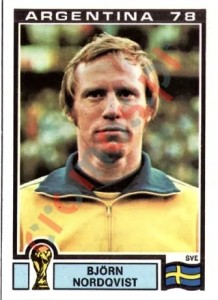 229 Bjorn Nordqvist – FIFA World Cup Argentina 1978 Panini
