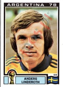 232 Anders Linderoth – FIFA World Cup Argentina 1978 Panini
