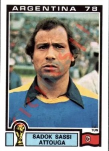 153 Sadok Sassi Atouga – FIFA World Cup Argentina 1978 Panini