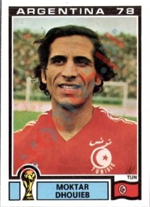154 Moktar Dhouieb – FIFA World Cup Argentina 1978 Panini