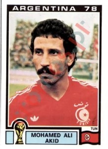 164 Mohamed Ali Akid – FIFA World Cup Argentina 1978 Panini