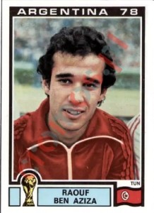 166 Raouf Ben Aziza – FIFA World Cup Argentina 1978 Panini