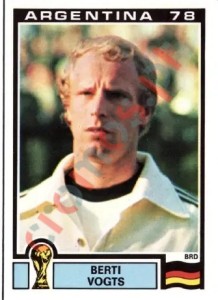 136 Berti Vogts – FIFA World Cup Argentina 1978 Panini