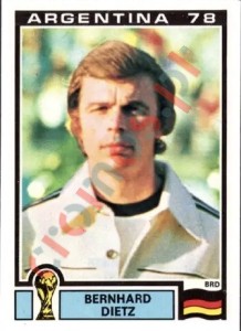 140 Bernhard Dietz – FIFA World Cup Argentina 1978 Panini