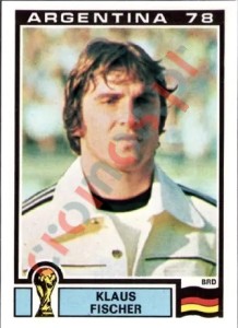 148 Klaus Fischer – FIFA World Cup Argentina 1978 Panini