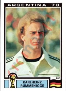 149 Karlheinz Rummenigge – FIFA World Cup Argentina 1978 Panini