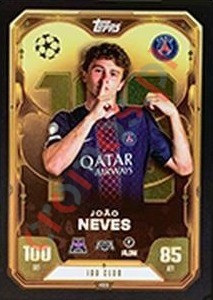 465 João Neves – Match Attax 2025-2026 Topps