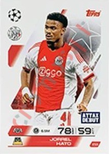 219 Jorrel Hato – Match Attax 2025-2026 Topps