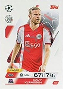 222 Davy Klaassen – Match Attax 2025-2026 Topps