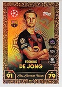 367 Frenkie de Jong – Match Attax 2025-2026 Topps
