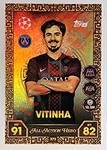 372 Vitinha – Match Attax 2025-2026 Topps