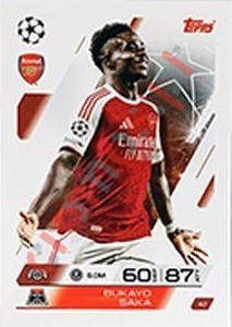 42 Bukayo Saka – Match Attax 2025-2026 Topps