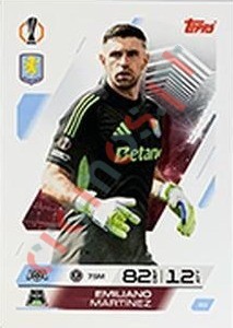 83 Emiliano Martínez – Match Attax 2025-2026 Topps