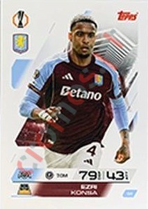 84 Ezri Konsa – Match Attax 2025-2026 Topps