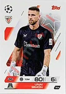 304 Unai Simón – Match Attax 2025-2026 Topps