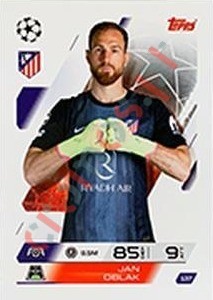 137 Jan Oblak – Match Attax 2025-2026 Topps