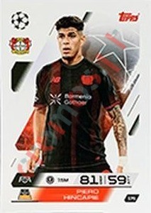 175 Piero Hincapié – Match Attax 2025-2026 Topps
