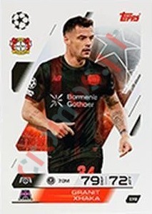 178 Granit Xhaka – Match Attax 2025-2026 Topps
