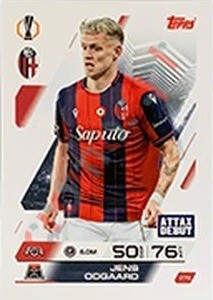 276 Jens Odgaard – Match Attax 2025-2026 Topps
