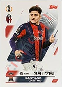 279 Santiago Castro – Match Attax 2025-2026 Topps