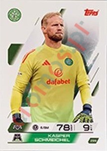 299 Kasper Schmeichel – Match Attax 2025-2026 Topps