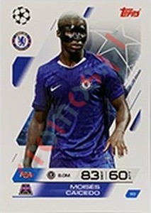 69 Moisés Caicedo – Match Attax 2025-2026 Topps