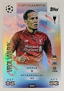 343 Virgil van Dijk – Match Attax 2025-2026 Topps