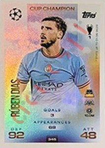 345 Rúben Dias – Match Attax 2025-2026 Topps