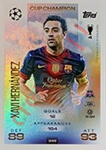 349 Xavi Hernández – Match Attax 2025-2026 Topps