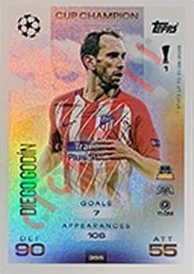 355 Diego Gódin – Match Attax 2025-2026 Topps