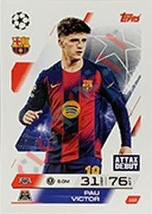 116 Pau Victor – Match Attax 2025-2026 Topps